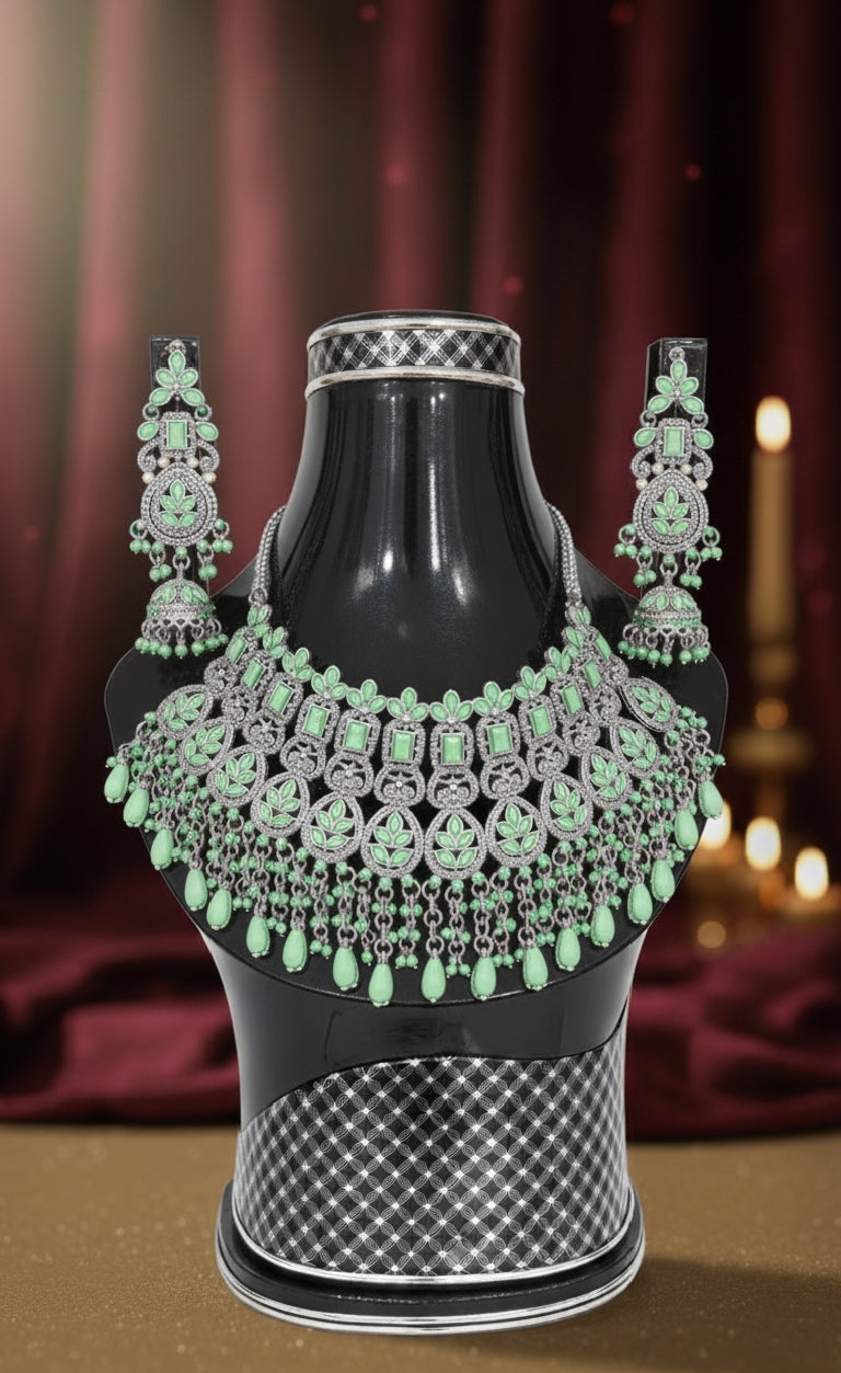 Imperial Gold Heritage Bridal Floral Jewelry Set – Elegant & Classy