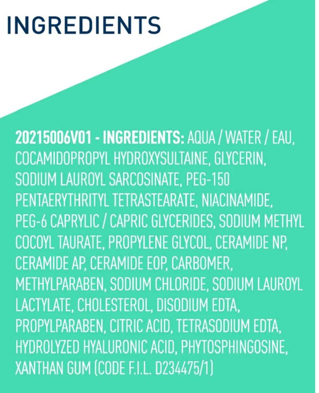 CeraVe Foaming Facial Cleanser — Normal to Oily Skin