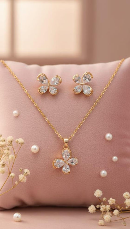 One Carat Butterfly Elegance Set — Now at 50% OFF! This week