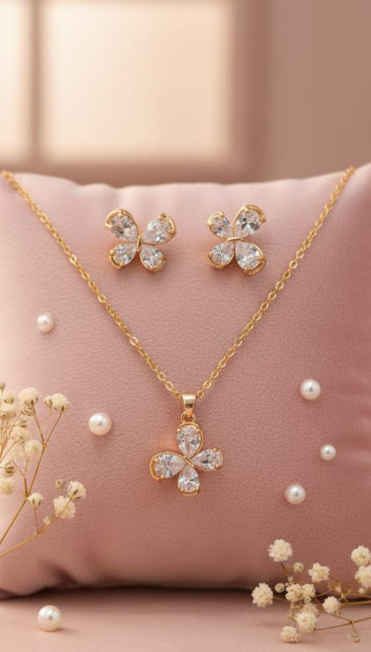 One Carat Butterfly Elegance Set — Now at 50% OFF! This week