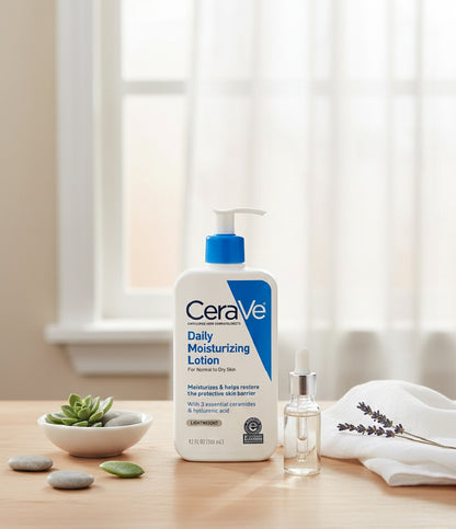 CeraVe Daily Moisturizing Lotion 355ml – Hydrating Body & Face Lotion for Normal to Dry Skin