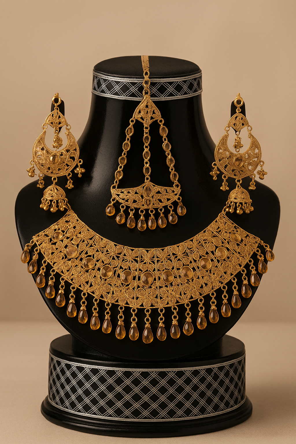 Royal  Indian Kundan Bridal Jewelry Set – Complete Traditional Wedding Ensemble