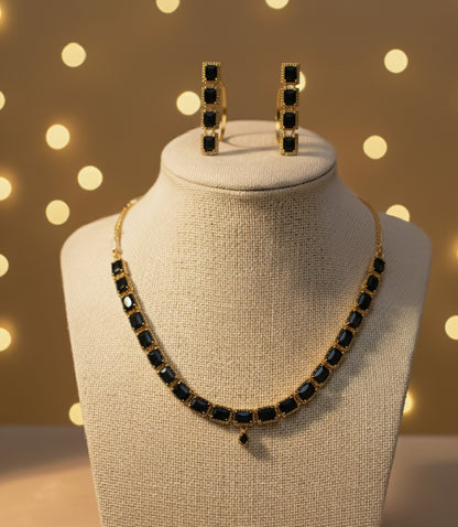 Elegant Stone-Studded Jewelry Set – Premium Finish