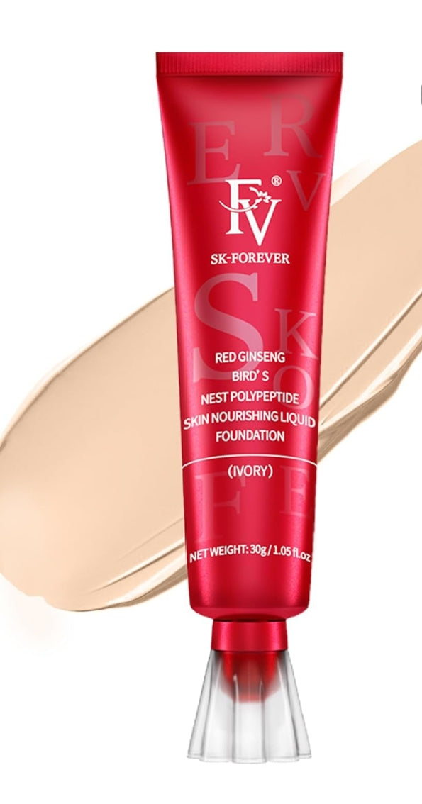 100% Original FV Chinese Red Face Liquid Waterproof Foundation 30g