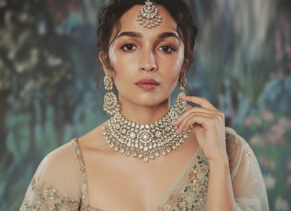 Royal  Indian Kundan Bridal Jewelry Set – Complete Traditional Wedding Ensemble