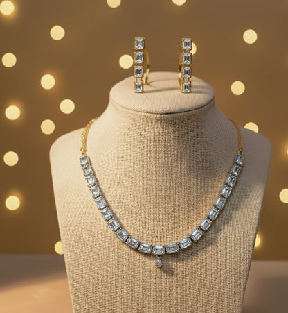 Elegant Stone-Studded Jewelry Set – Premium Finish