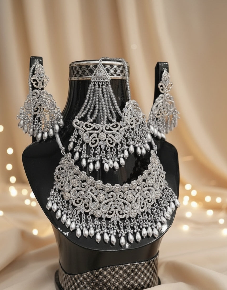 Gold Bridal Jewelry Set – Complete Wedding Ensemble