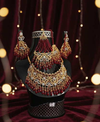 Gold Bridal Jewelry Set – Complete Wedding Ensemble