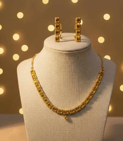 Elegant Stone-Studded Jewelry Set – Premium Finish