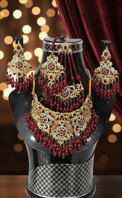 Royal Heritage Bridal Jewelry Set – Elegant & Classy