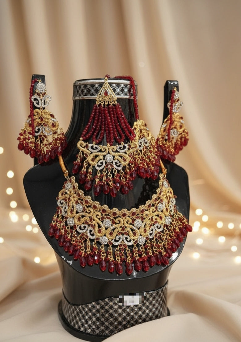 Gold Bridal Jewelry Set – Complete Wedding Ensemble